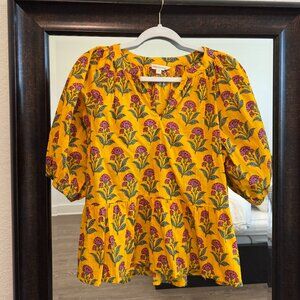 Printfresh Countryside Drives - Easy Read Blouse (Size Small)
